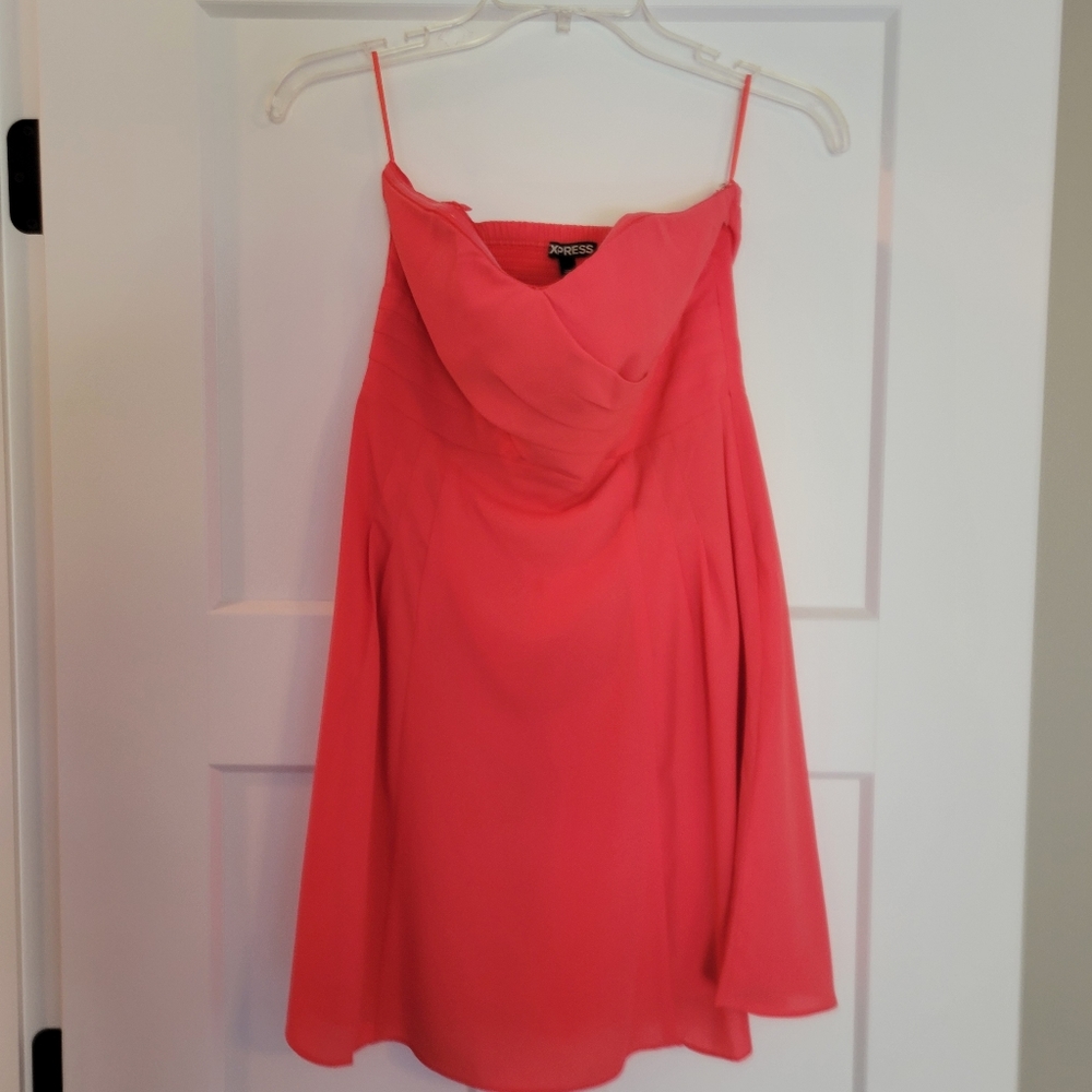 Express Strapless Dress